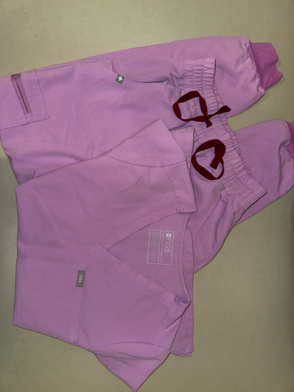 FIGS Pink / Purple Scrub Set
